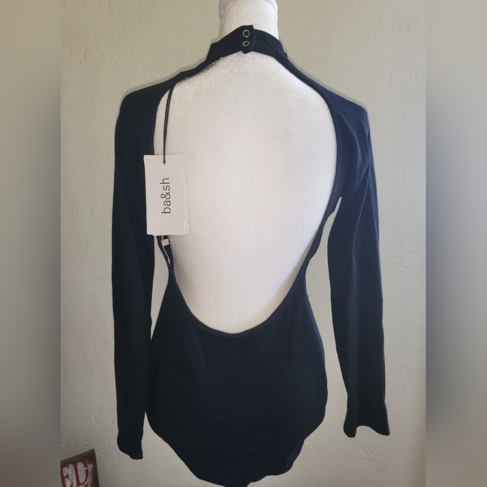 Nwt! BA&SH Monia Backless  Bodysuit